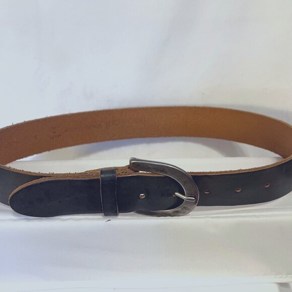 Fabio Corti-Women\'s Small Distressed Green Genuine Leather Made in Italy Belt main image 7